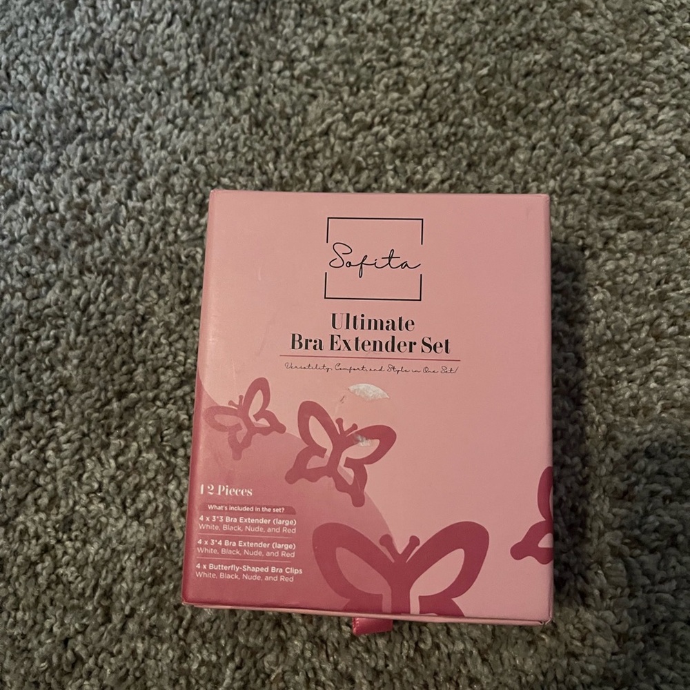 Pink Bra Extender Set - Picture 1 of 3